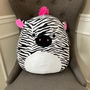 16” NWT zebra squishmallow